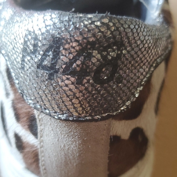 P448 Black and Brown Sneakers High-Top Style - Picture 2 of 14